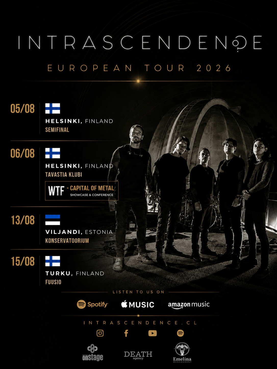 Intrascendence anuncia su primera gira europea