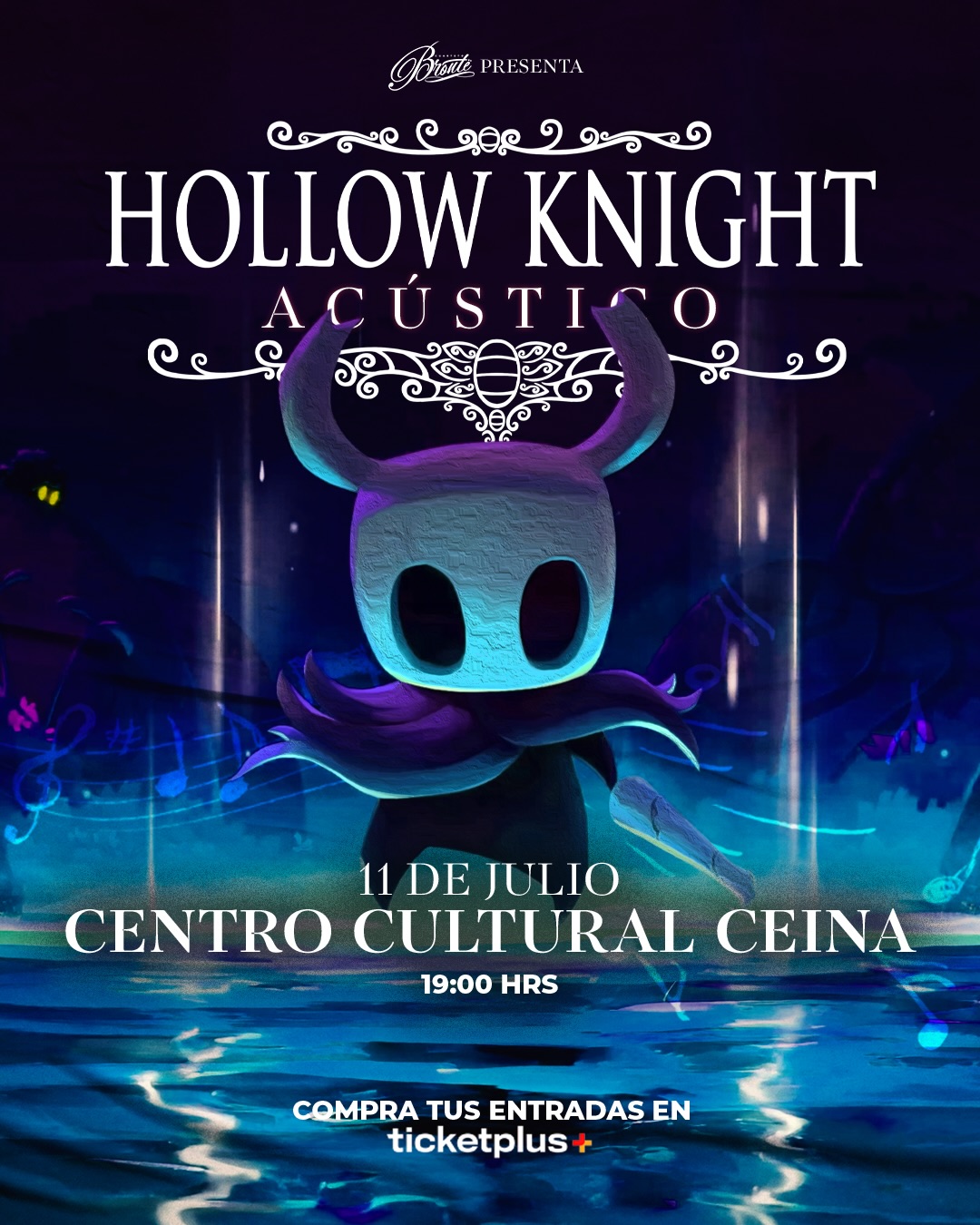 Concurso cerrado: Hollow Knight Acústico en Centro Cultural Ceina