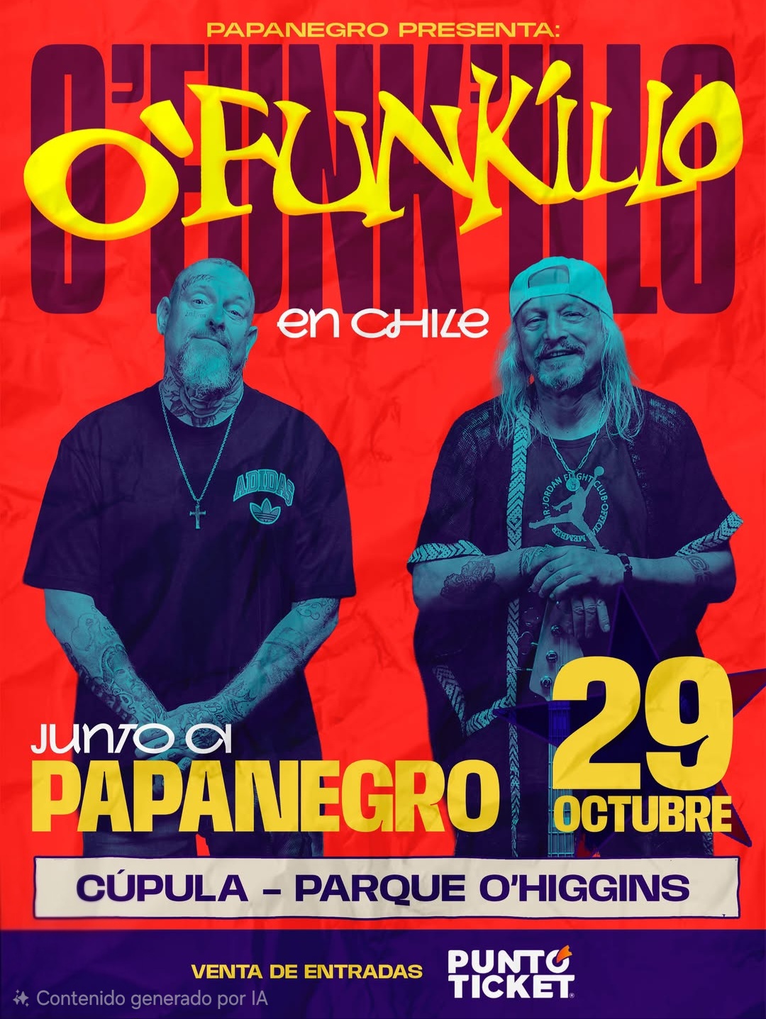 Funky andaluz embrutessío: O'FUNK'ILLO programa concierto en Chile