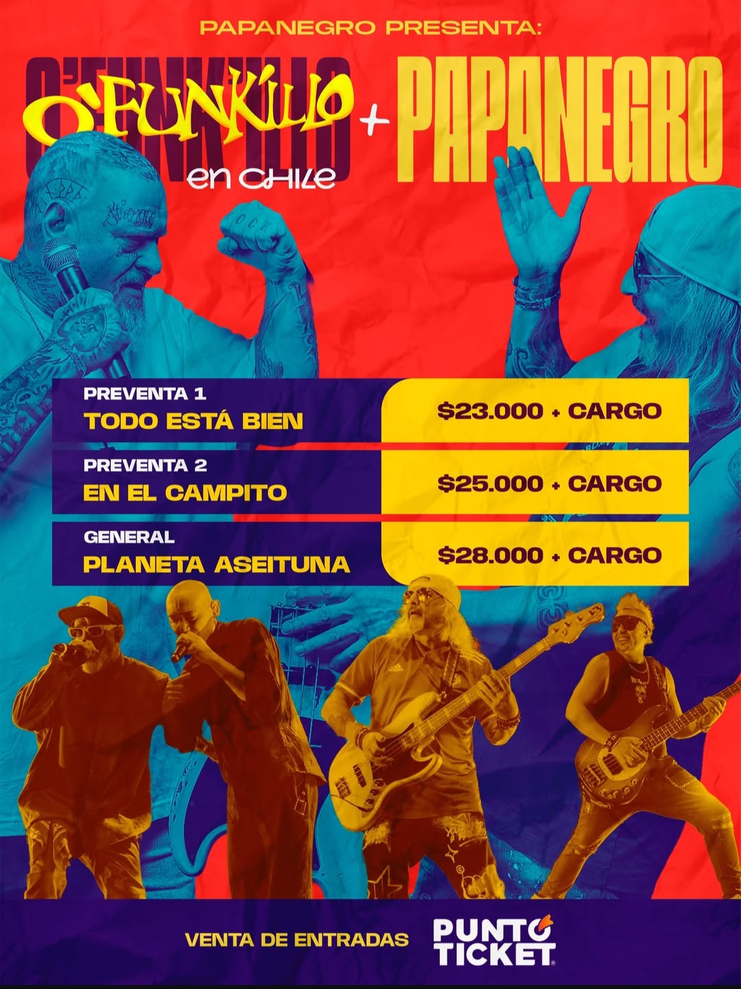 Funky andaluz embrutessío: O'FUNK'ILLO programa concierto en Chile