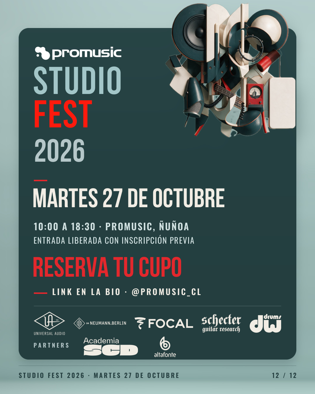 Studio Fest 2026: Promusic abre toda su casa